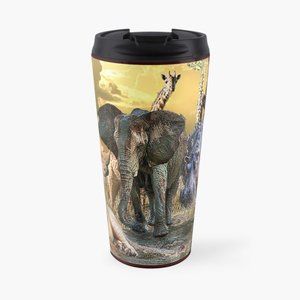 ANIMAL KINGDOM TRAVEL COFFEE MUG *  Designed and sold by SharksEye9